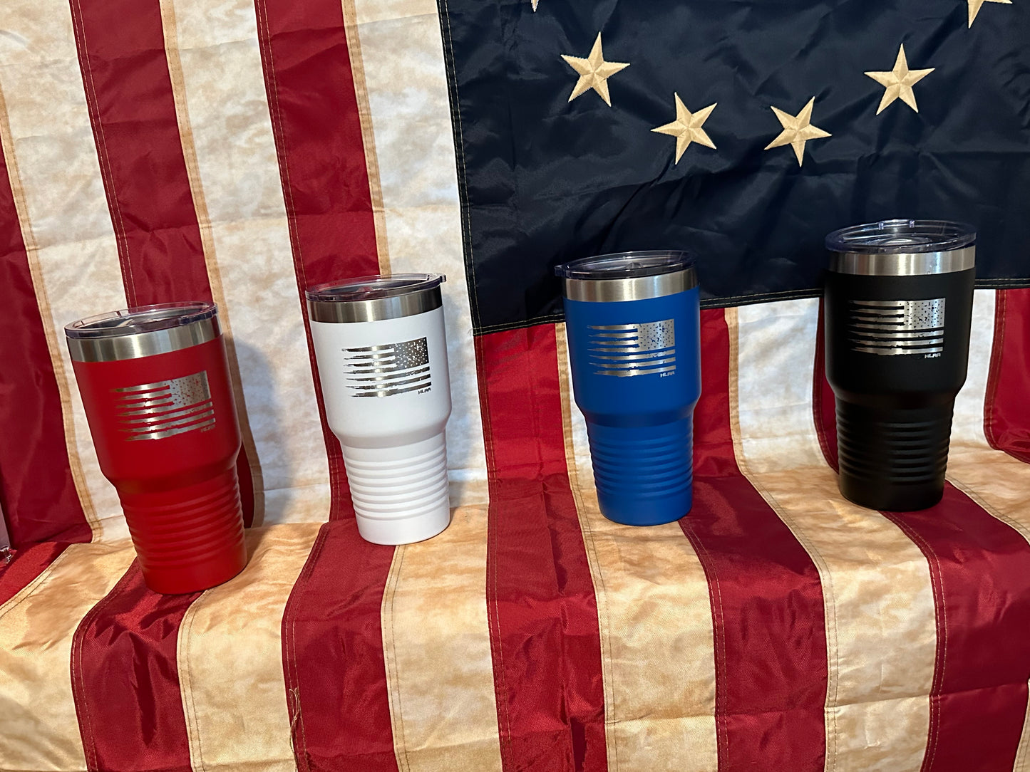 Hard Lucks 30 oz. Metal Flag Tumbler by Polar Camel™